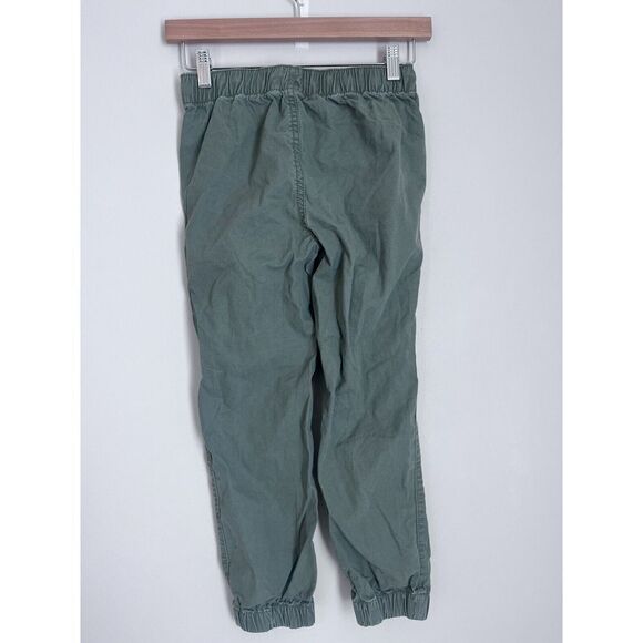 Gap Kids Boys Size Medium Green Pull on Long Pants Side Pockets Elastic Cuffs - Picture 4 of 12